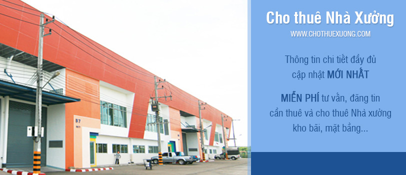 Cho thuê kho xưởng