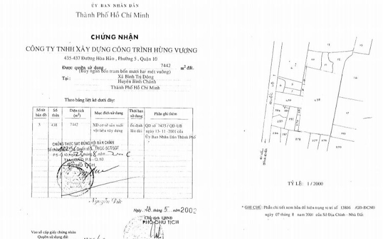 Cần bán nhà xưởng 8746m2 giá 65 tỷ mặt tiền QL1A, Bình Trị Đông A,quận Bình Tân