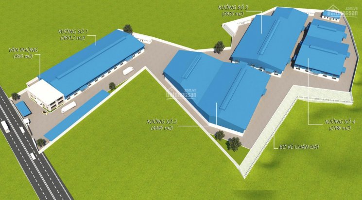 Cho thuê xưởng mới xd 20.000m2 gần KCN Đất Cuốc, Vsip3, Bắc Tân Uyên, Bình Dương